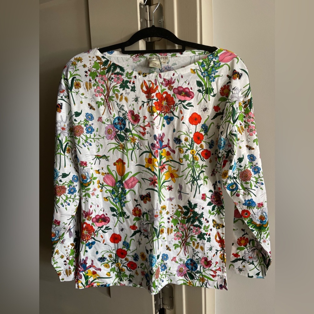 Vintage Gucci floral shirt